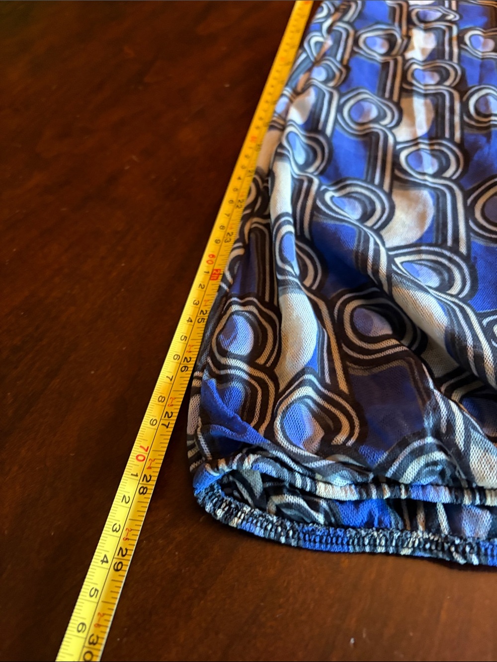 Sweet Pea navy blue top with light blue trim - Picture 2 of 7